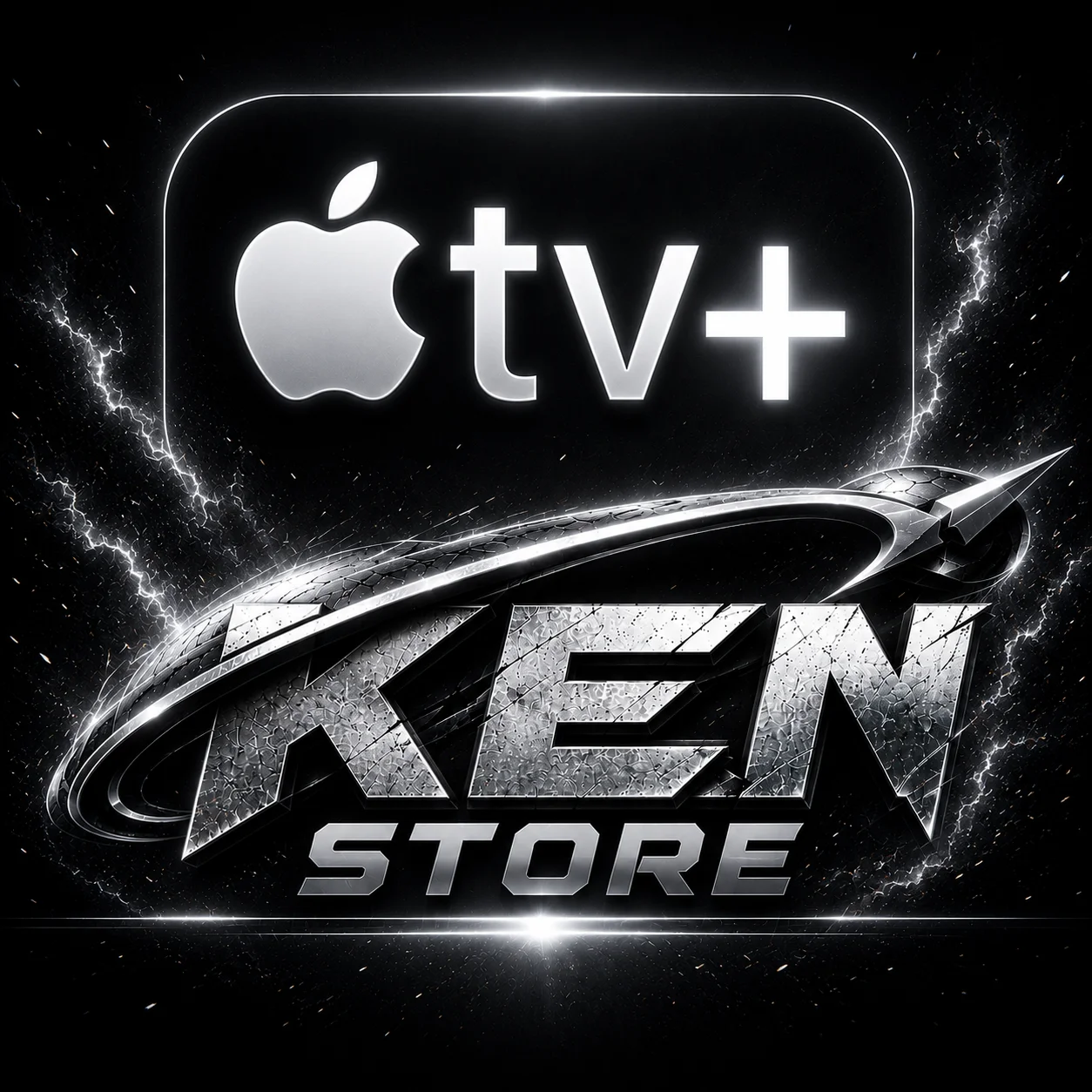 Logo de APPLE TV PANTALLA 1 MES