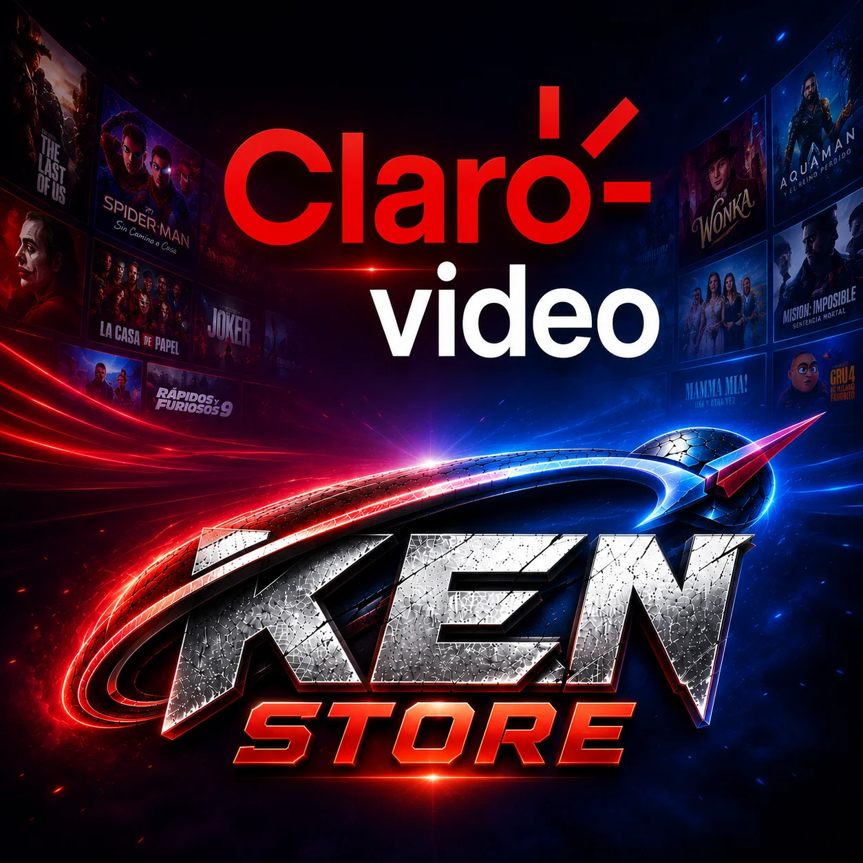 Logo de CLARO VIDEO CON WIN + (TODOS LOS DISPOSITIVOS)