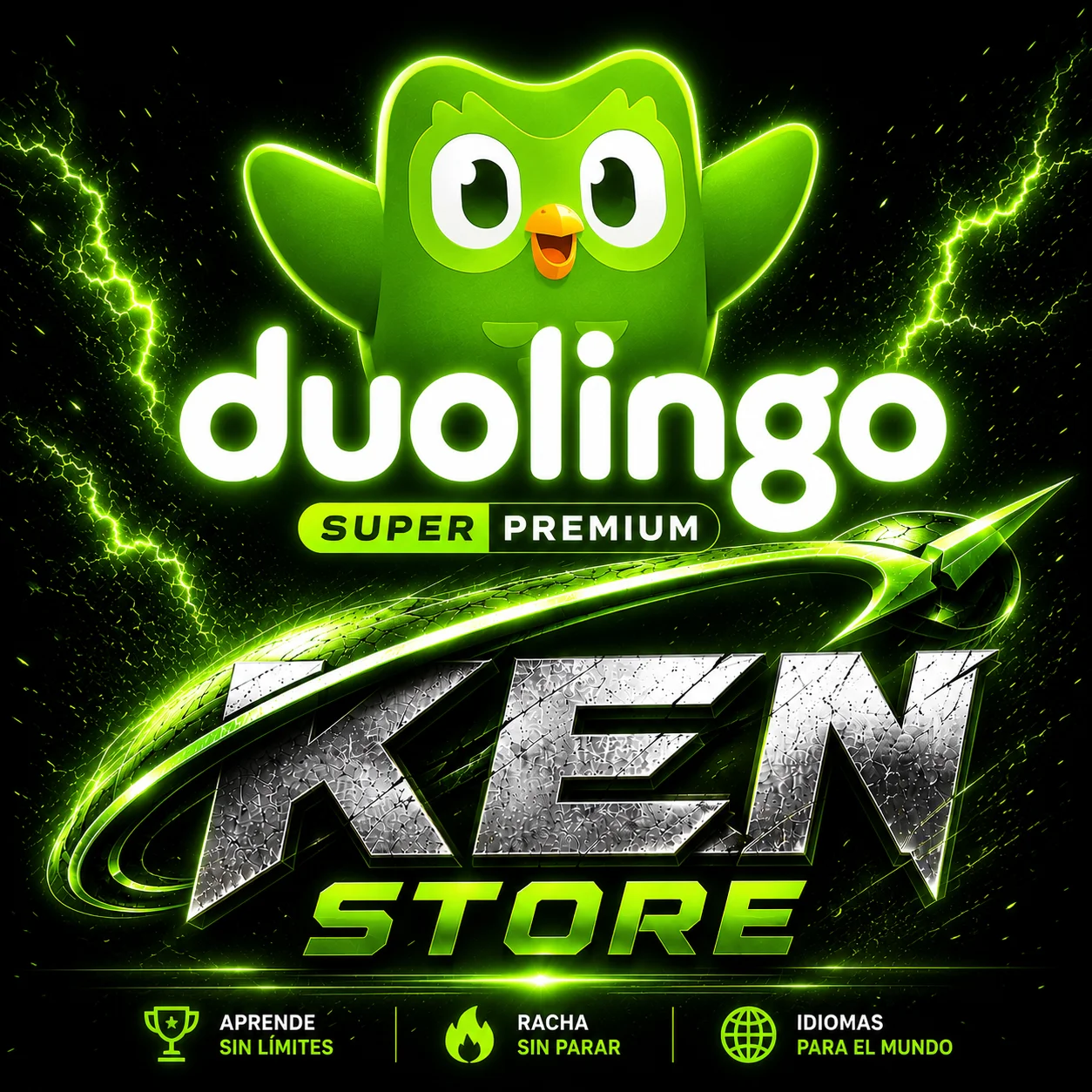 Logo de DUOLINGO 1 MES