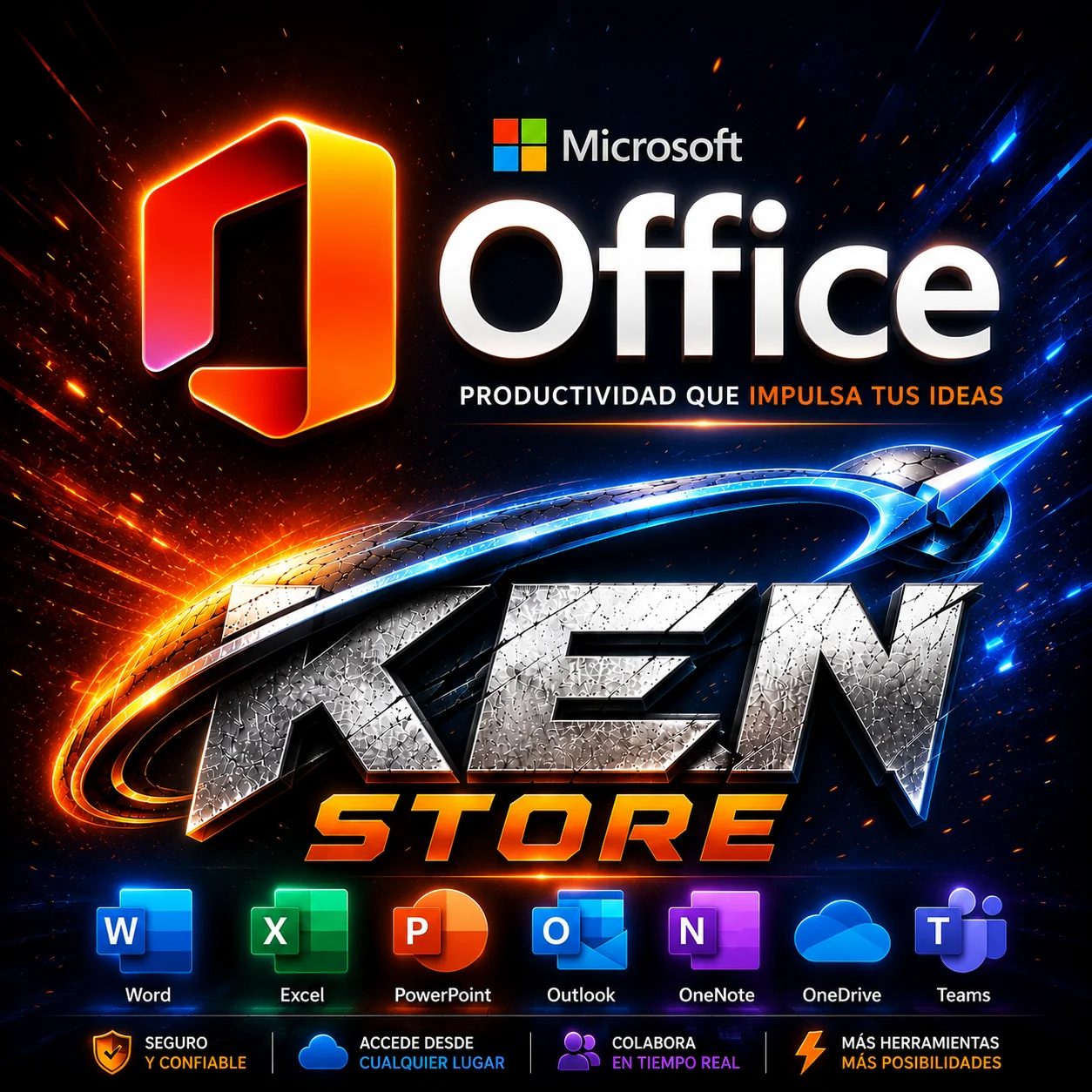 Logo de PAQUETE OFFICE 1 AÑO