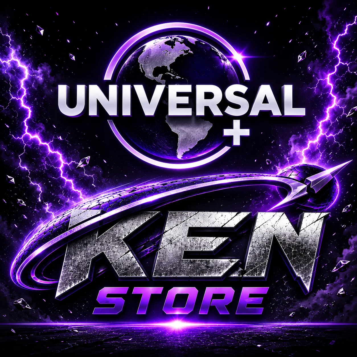 Logo de UNIVERSAL+ COMPLETA